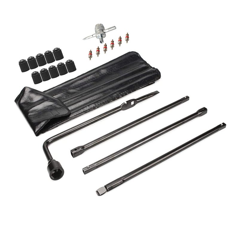 Dr.Roc Spare Tire Tool Kit with Spare Tire Jack Handle and Lug Wrench Spare Tire Kit Compatible with Chevy Silverado Tahoe Avalanche Suburban GMC Sierra Yukon 1999-2019 Cadillac Escalade 2002-2018 - Image 1